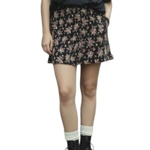 Helene Blake 90s Grunge Floral Mini Skirt Size 13/14